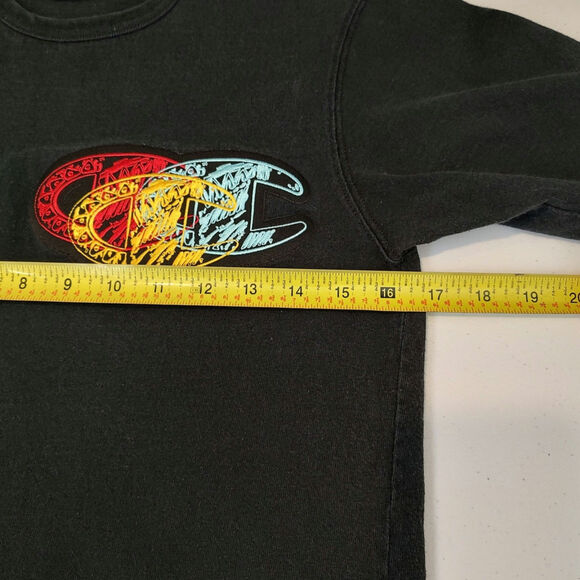 VTG Champion 3 logo embroidered streetwear casual tshirt mens Small - Picture 5 of 6